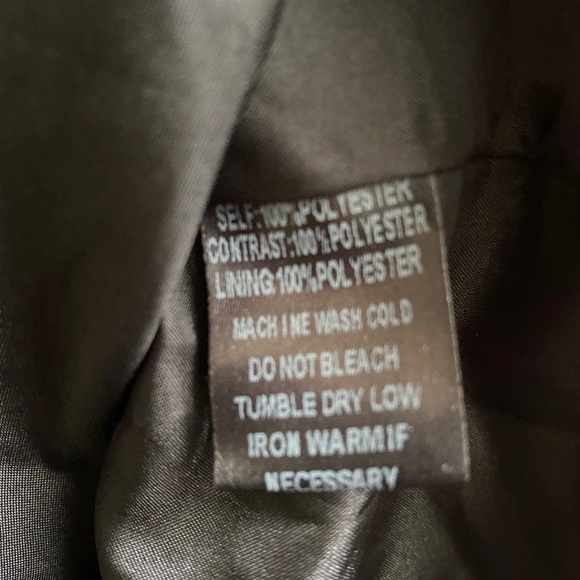 Lunik Perseus Color Block Chevron Suede Skirt Size L - Navy, Black, Ambe… - Picture 7 of 12